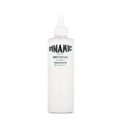 Dynamic White Tattoo Ink - 8oz Bottle