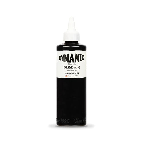 Dynamic Black Tattoo Ink - 8 oz. Bottle