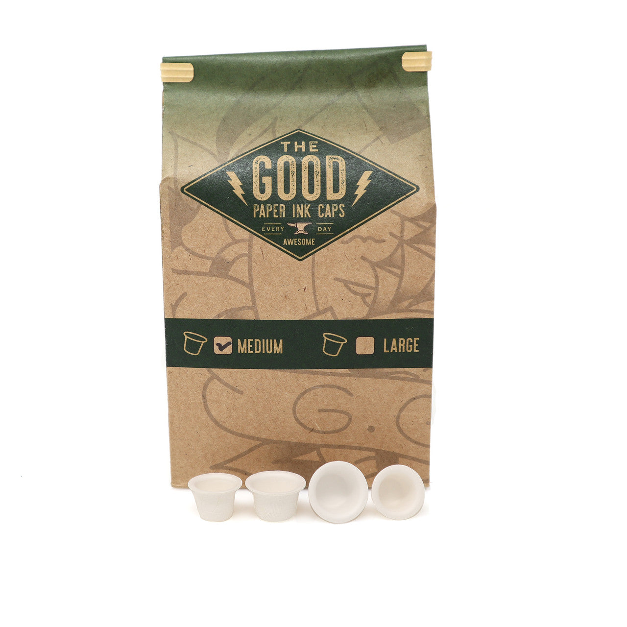 Good Biodegradable Ink Caps Medium and Large