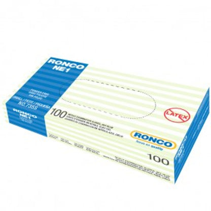 RONCO NE1, Sky Blue Nitrile Examination Glove (3 mm)