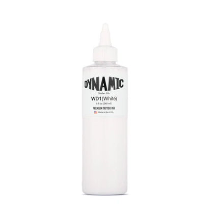 Dynamic White Tattoo Ink - 8oz Bottle