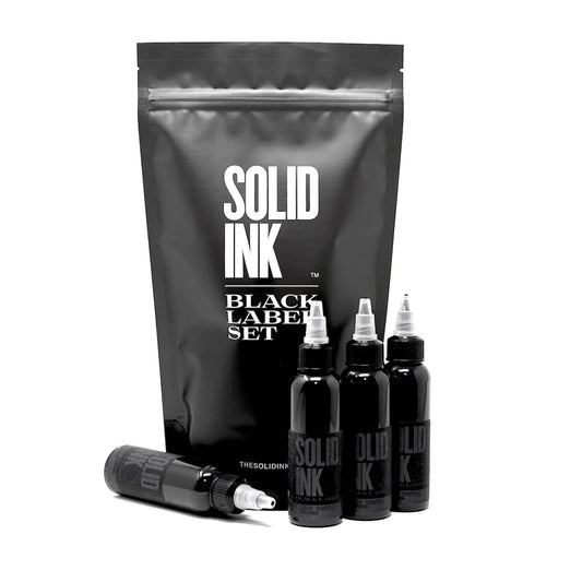 Solid Ink - Black Label Grey Wash Set 4oz (4 FOR THE PRICE OF 3)